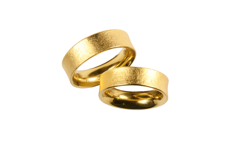 05030+05031-wedding rings, gold 750